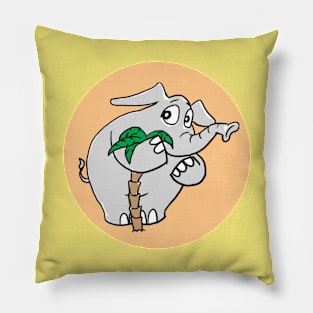 Elephant hiding Pillow