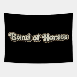 Band of horses - Vintage Text Tapestry