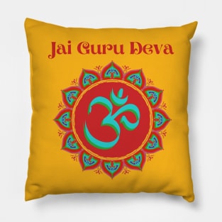 Jai Guru Deva Om Pillow