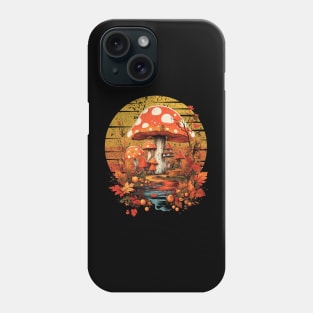 Autumn Vintage Autumn Leaves Mushrooms Phone Case