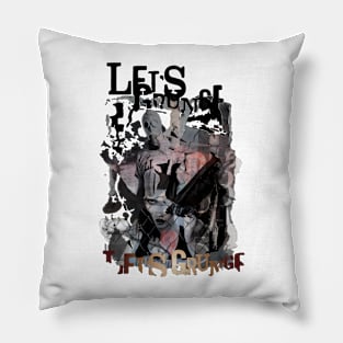 Leis Grunge Pillow