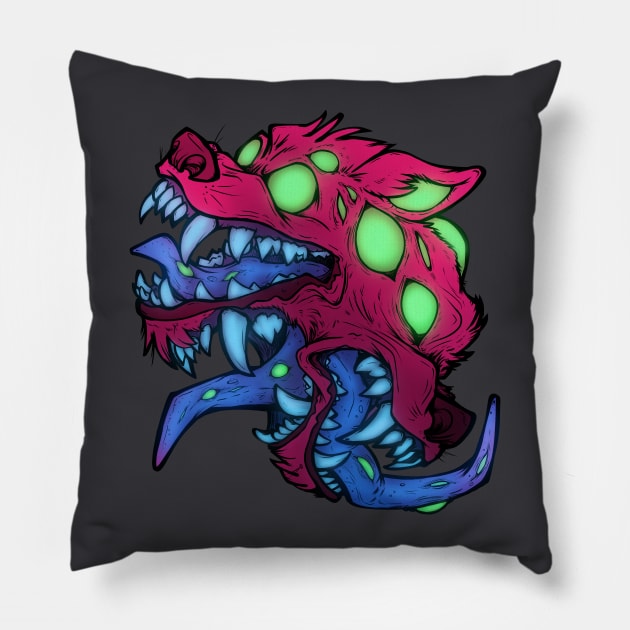 WRITHE Pillow by pedestrianwolf