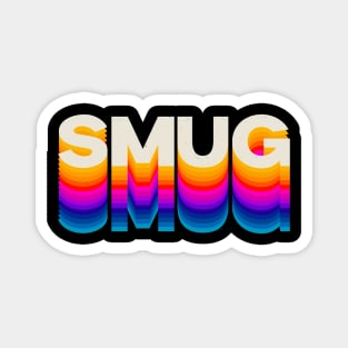 4 Letter Words - SMUG Magnet