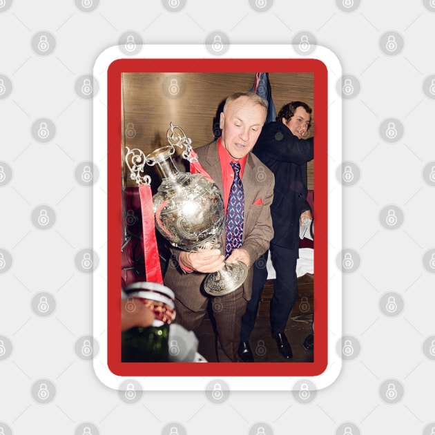 Bill Shankly with the cup Magnet by AndythephotoDr