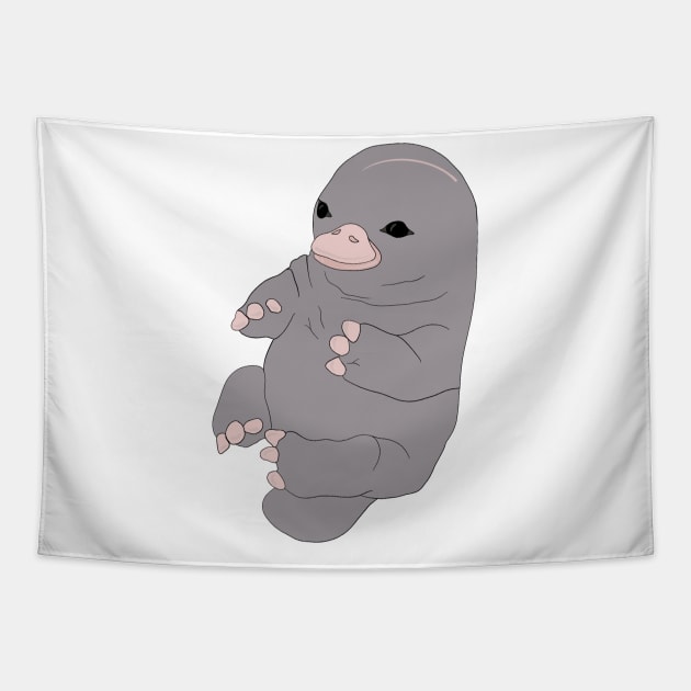 Baby Platypus Tapestry by Star Pond