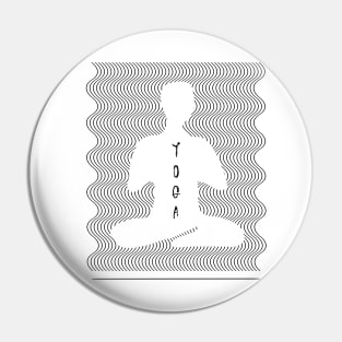 International Yoga Day shirt Pin