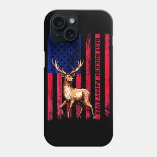 Best Buckin Pappy Ever US Flag Hunting Phone Case