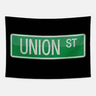 Union Street Sign T-shirt Tapestry