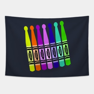 Drumstick Crayons Tapestry