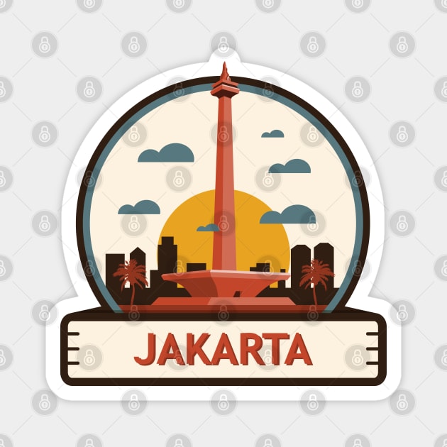 Jakarta Magnet by TambuStore