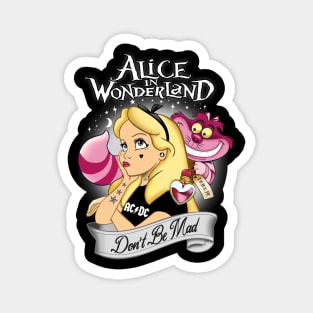 Alice & the Cheshire Cat Magnet