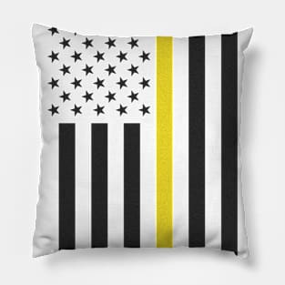 911 Dispatcher Thin Yellow Line Pillow