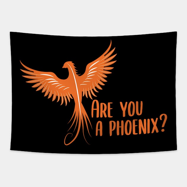 Are you a Phoenix? Tapestry by BlueZenStudio