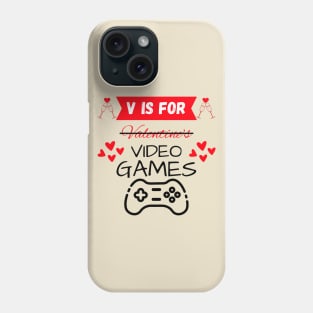 V Is For Valentine's Phone Case