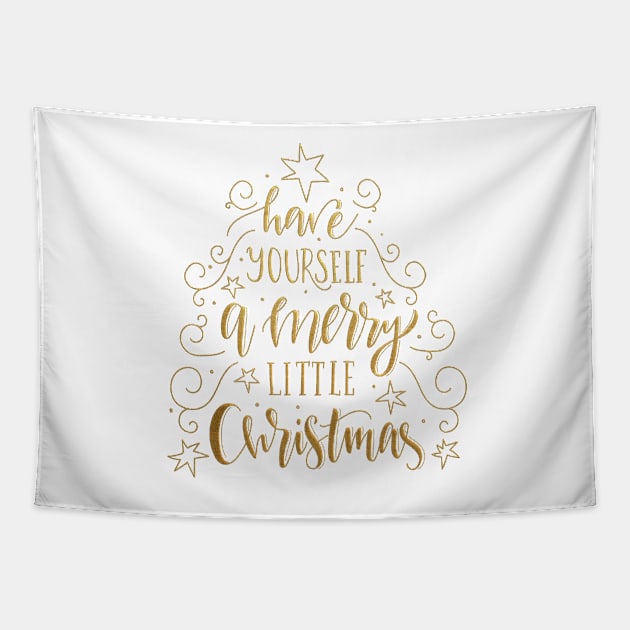 Have Yourself a Merry Little Christmas Tapestry by machare