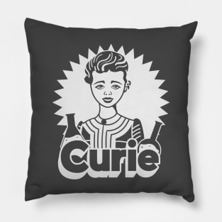 Curie Doll (Mono) Pillow