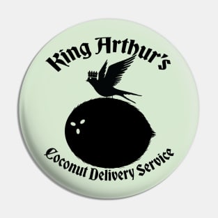 King Arthur's Coconut Delivery Service Pin