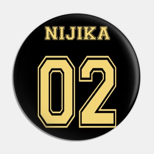 BOCCHI THE ROCK: NIJIKA 02 FRONT & BACK PRINT Pin