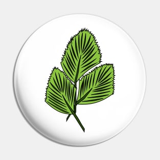 green leaf Pin