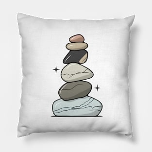 STONE ROCK BALANCING Pillow