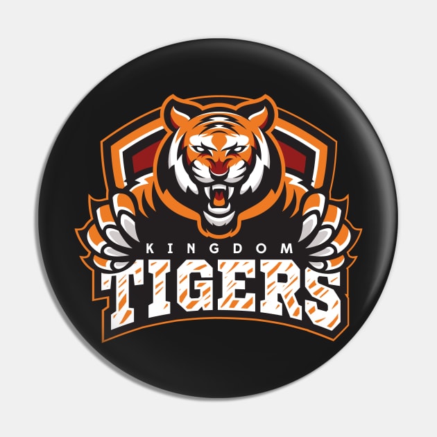 Kingdom Tigers Pin by CoDDesigns