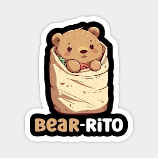 Bear-rito - Grizzly Bear Magnet