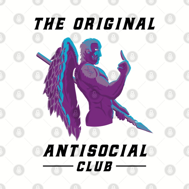 The Original Antisocial Club Lucifer Antisocial Angel by atomguy