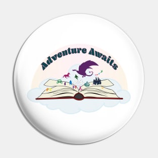 Adventure Awaits Pin