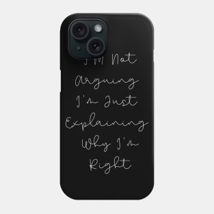 Funny T-Shirt Novelty Tee Sarcastic Grumpy Old Git Teen Moody Teenage Boy Girl Argue Dad Son Phone Case