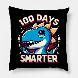 100 Days Smarter - Dinosaur Pillow