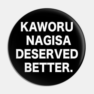 NEON GENESIS EVANGELION! KAWORU NAGISA DESERVED BETTER Pin