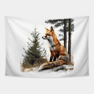 Fox Lovers Tapestry