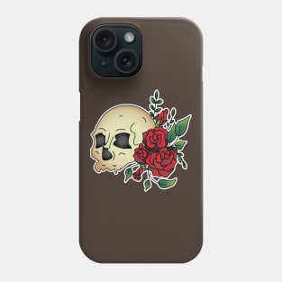 Skull and Flowers Phone Case