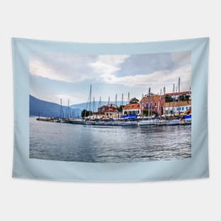 Fiscardo Harbour, Kefalonia, Greece Tapestry