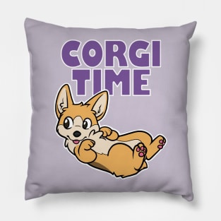 Corgi Time! Pillow