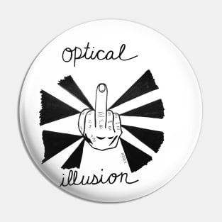 Optical Illusion Pin