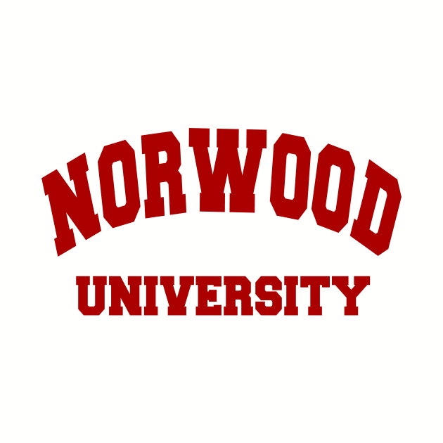 Norwood University Classic Look Tee by lifeisfunny