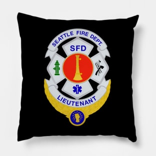 STATION 19 - LIEUTENANT - BADGE Pillow