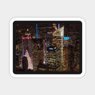 new york at night Magnet