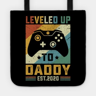 Vintage Leveled Up To Daddy Est.2020 Tote