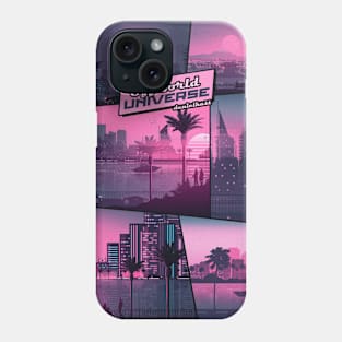 Vaporwave Poster / Landscape synthwave Phone Case