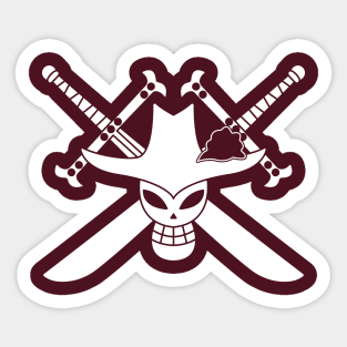 One Piece Dracule Mihawk Logo , One Piece Sticker for Sale by  CREATIVE-ANIME