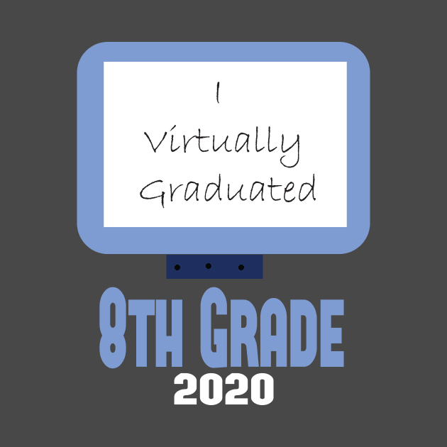 I Virtually Graduated in 2020 Youth Short, Funny Gift Idea, Quarantine, Stay at Home by wiixyou