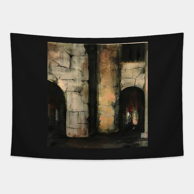 Temple Memories II Tapestry by artdesrapides