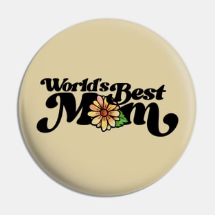 Worlds Best Mom Pin