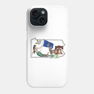 Pennsylvania Mermaid Phone Case