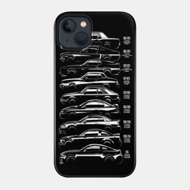 Ford Mustang History - Ford Mustang History - Phone Case