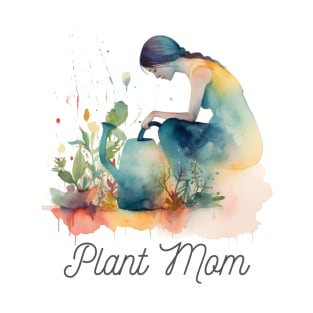 Plant Mom Watering Plants T-Shirt