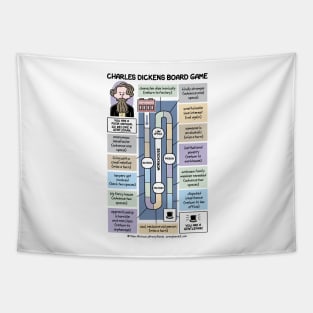 Charles Dickens Board Game Tapestry