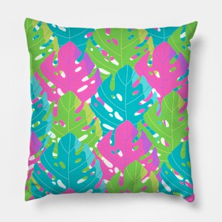 Leaves Seamless Pattern Pillow